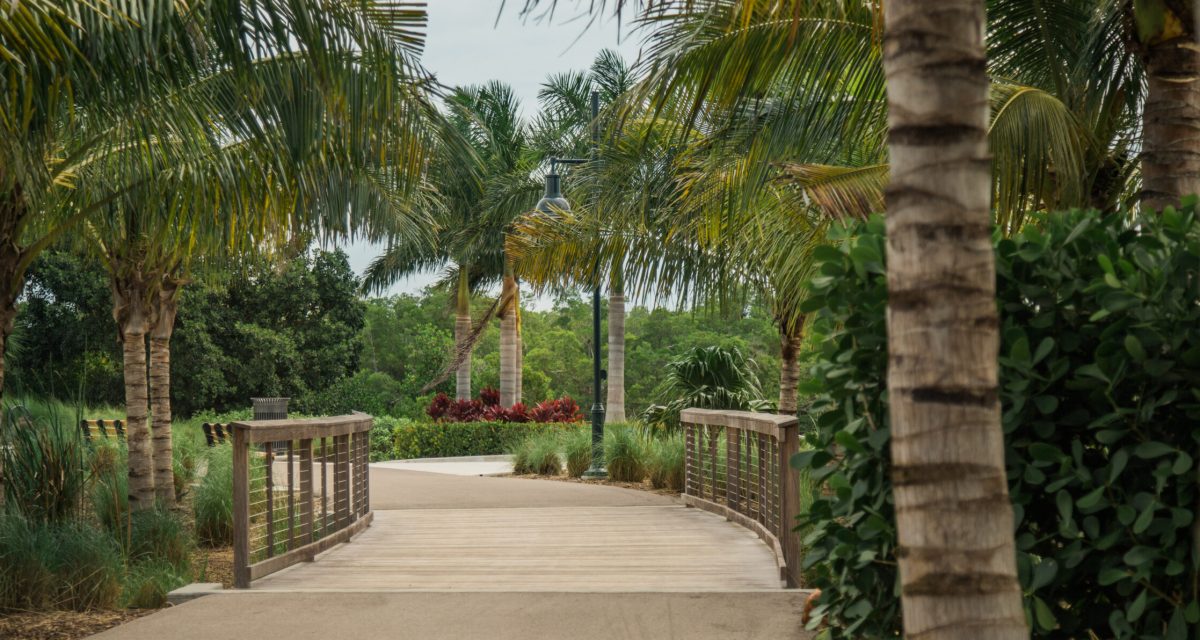 Baker park in Naples florida in southwest florida